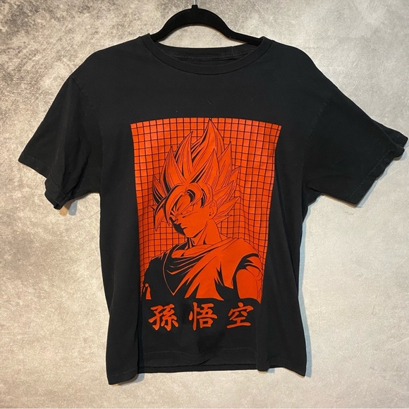 Dragon Ball Z Goku Men’s Black Tee Shirt Size Small 2019 Toei Animation Anime - Picture 6 of 12